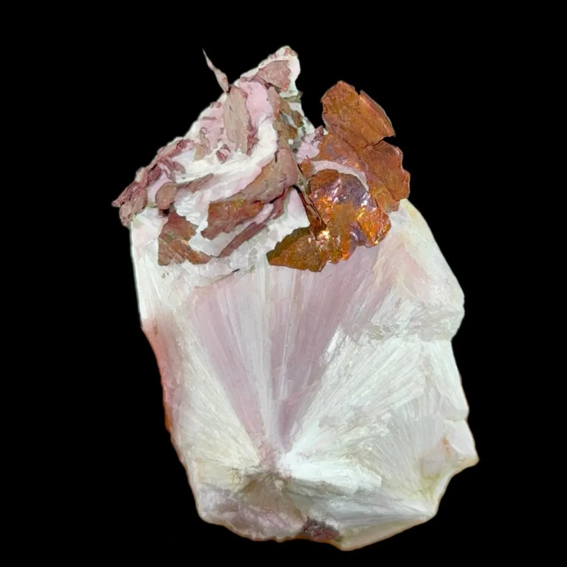 Copper on Scolecite | High Quality Mineral | Indian Minerals | Superb Minerals | Fine Mineral | Collectors Piece - image 6