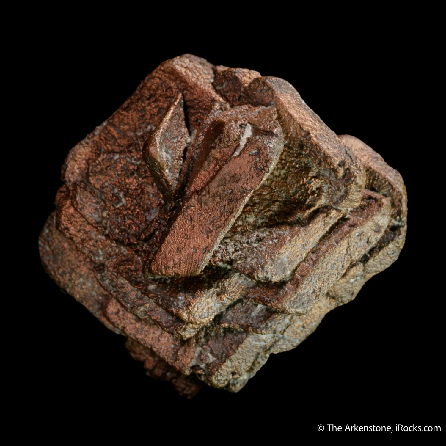 Copper ps. Azurite "rose" - image 1