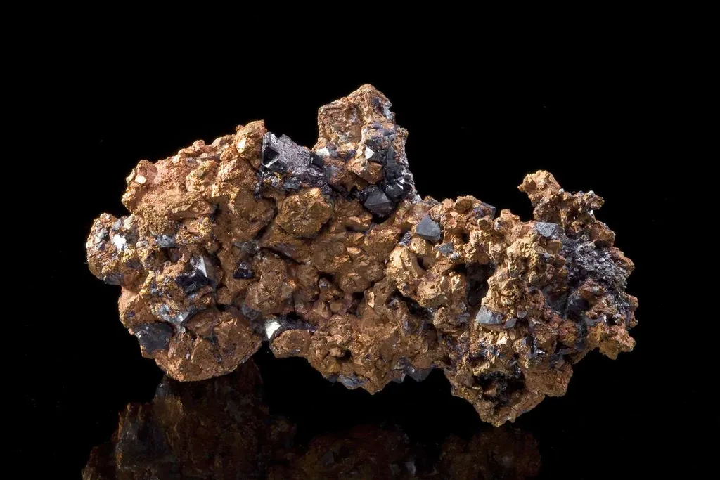 Copper Pseudomorph After Cuprite With Cuprite - image 3