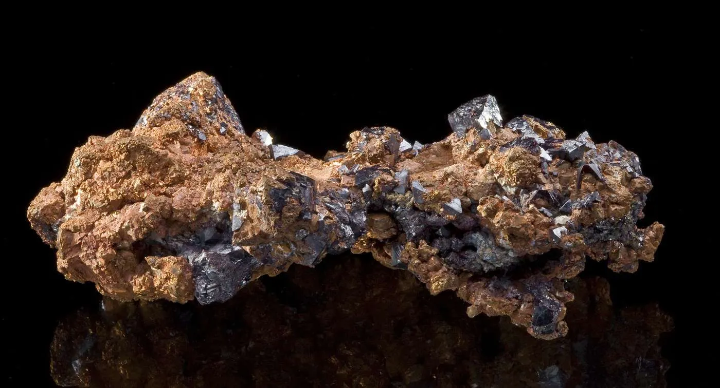 Copper Pseudomorph After Cuprite With Cuprite - image 2