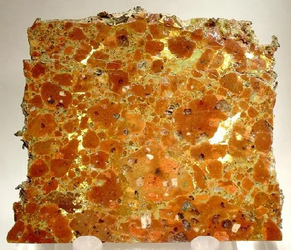 Copper, Quartz (Var: Jasper) image