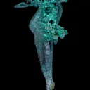 Copper (Spinel twinned) with Malachite - image 4