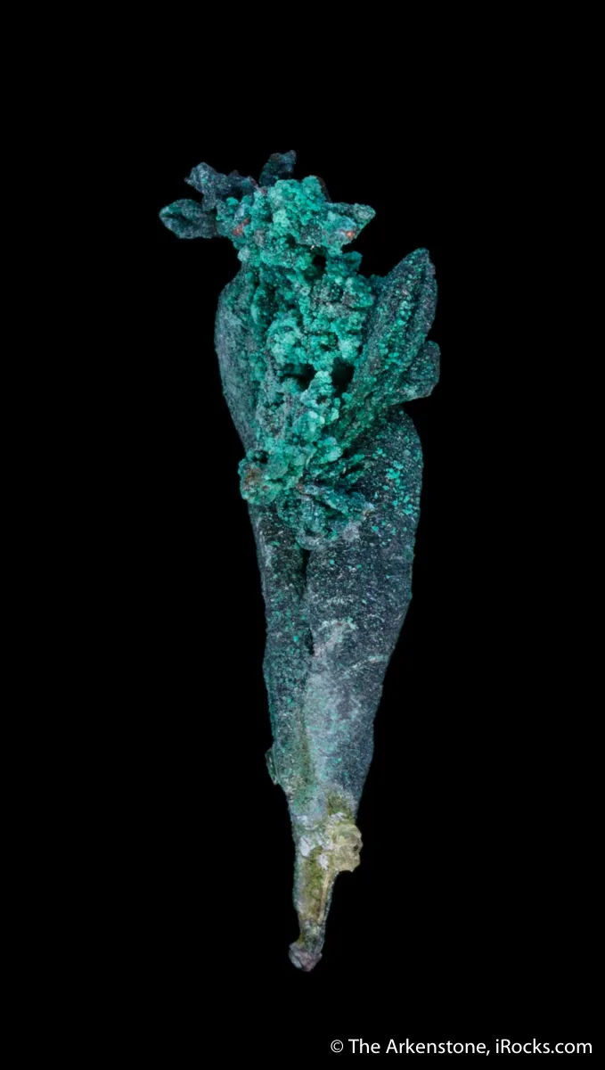 Copper (Spinel twinned) with Malachite - image 5