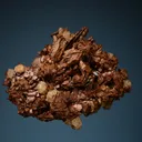 Copper (Spinel twins) with Analcime - image 6