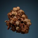 Copper (Spinel twins) with Analcime - image 3