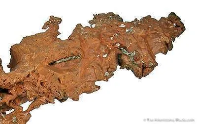 Copper With 1800'S Era Drill Impression - image 3