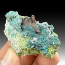 Copper with Calcite, Chrysocolla - image 1