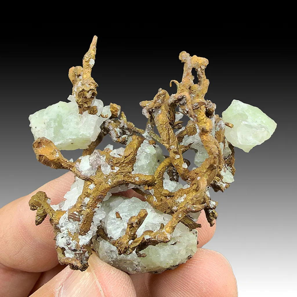 Copper with Datolite image