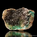 Copper with Dioptase and Calcite - image 3
