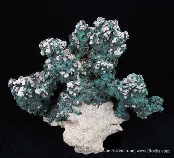 Copper With Malachite and Calcite image