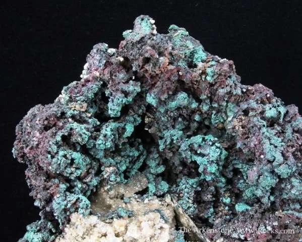 Copper With Malachite and Calcite - image 3