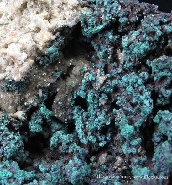 Copper With Malachite and Calcite - image 5