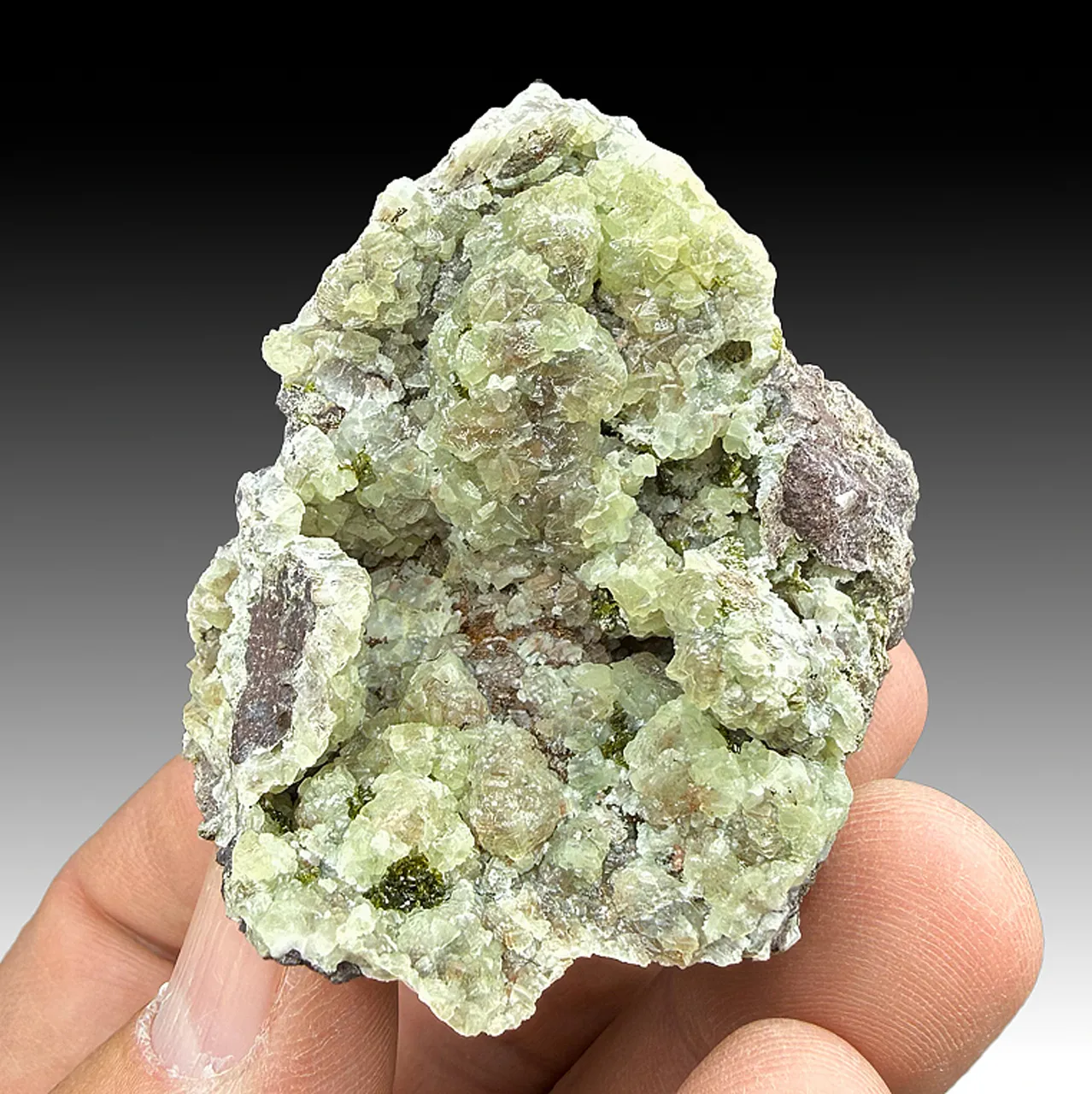 Copper with Prehnite - image 1