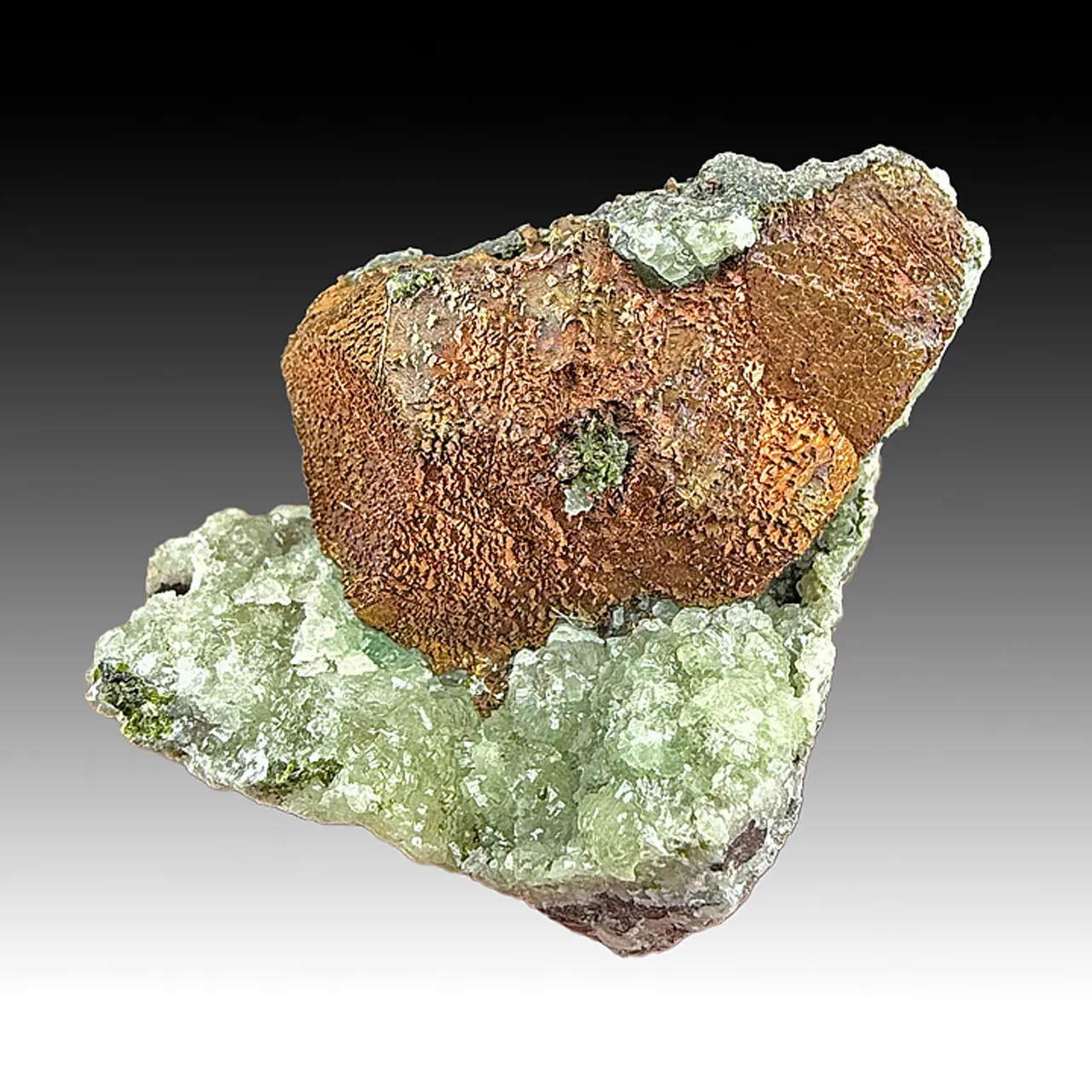 Copper with Prehnite - image 1