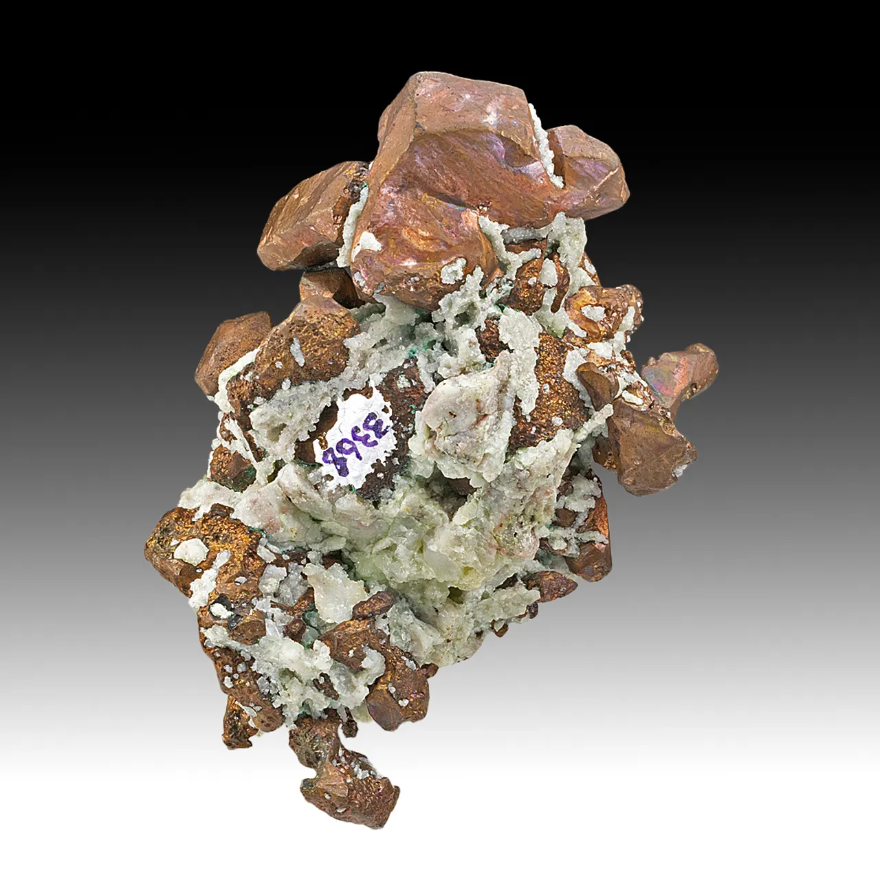 Copper with Prehnite - image 1
