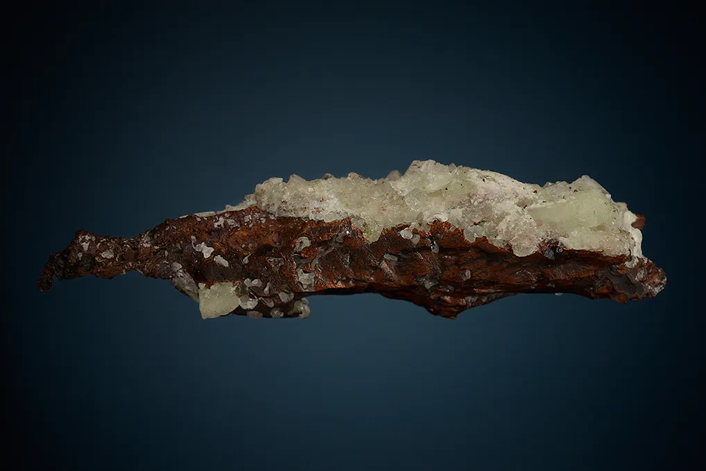 Copper with Prehnite, FLUORAPOPHYLLITE and Quartz - image 4