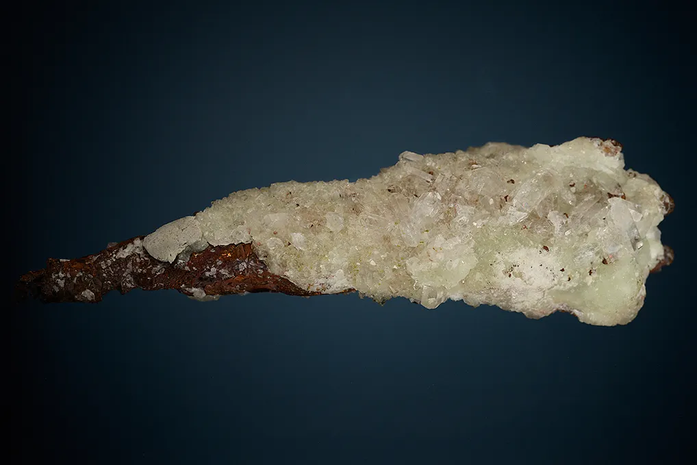 Copper with Prehnite, FLUORAPOPHYLLITE and Quartz - image 3