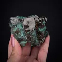 Copper with Quartz and Malachite - image 1