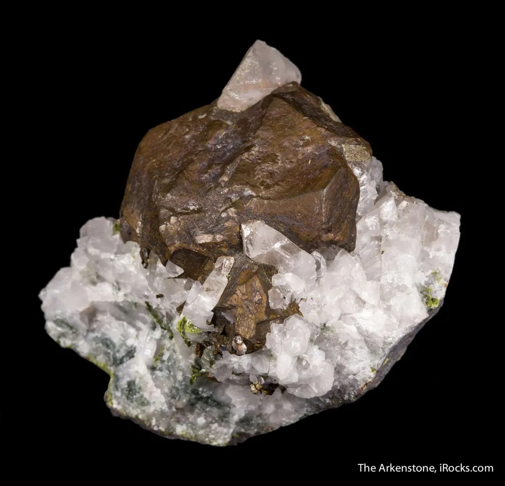 Copper with Tenorite coating and Calcite - image 5