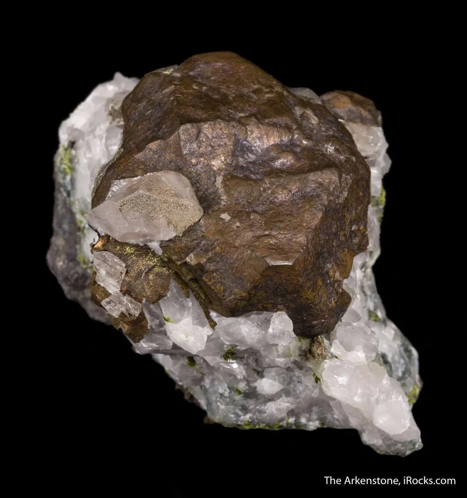 Copper with Tenorite coating and Calcite - image 6