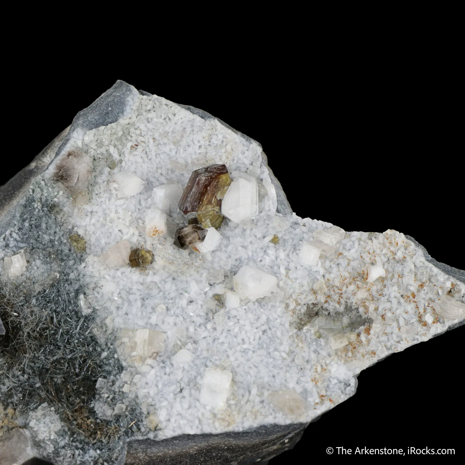 Cordylite-(Ce) with Albite, Aegirine - image 5