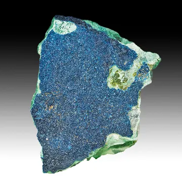 Cornetite from L'Etoile du Congo Mine, Lubumbashi, Haut-Katanga, DR Congo