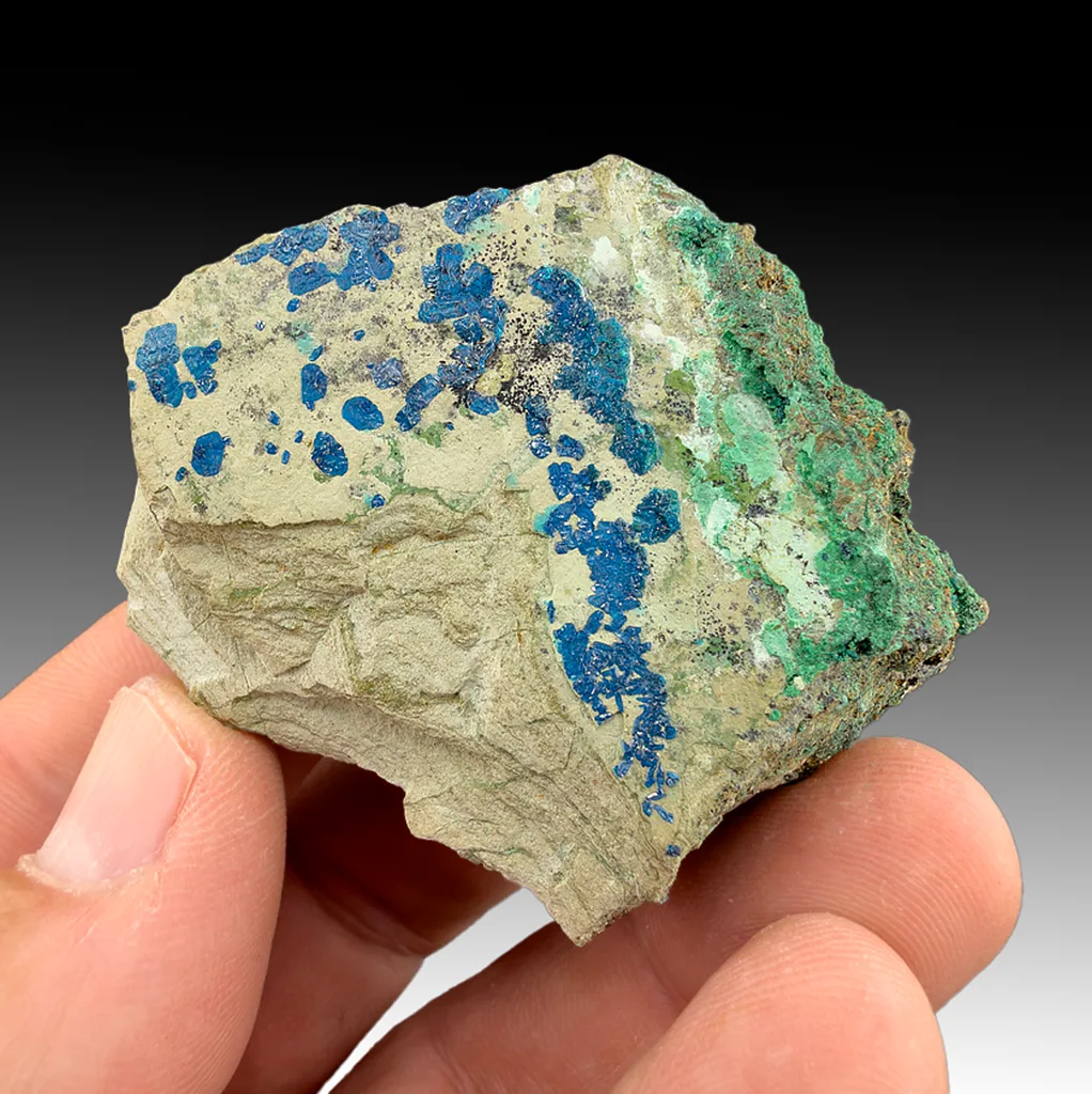 Cornetite from Likasi Mine, Likasi, Haut-Katanga, DR Congo - image 1