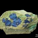 Cornetite (Type Locality) and Malachite - image 2