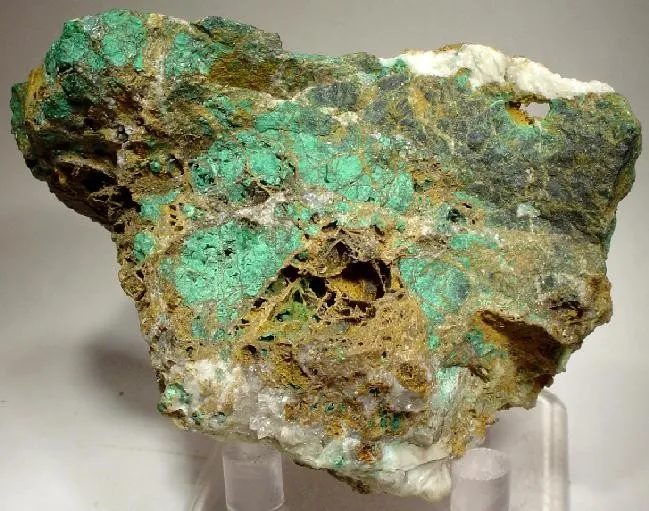 Cornwallite, Baryte - image 1