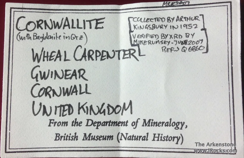 Cornwallite with Bayldonite - image 3