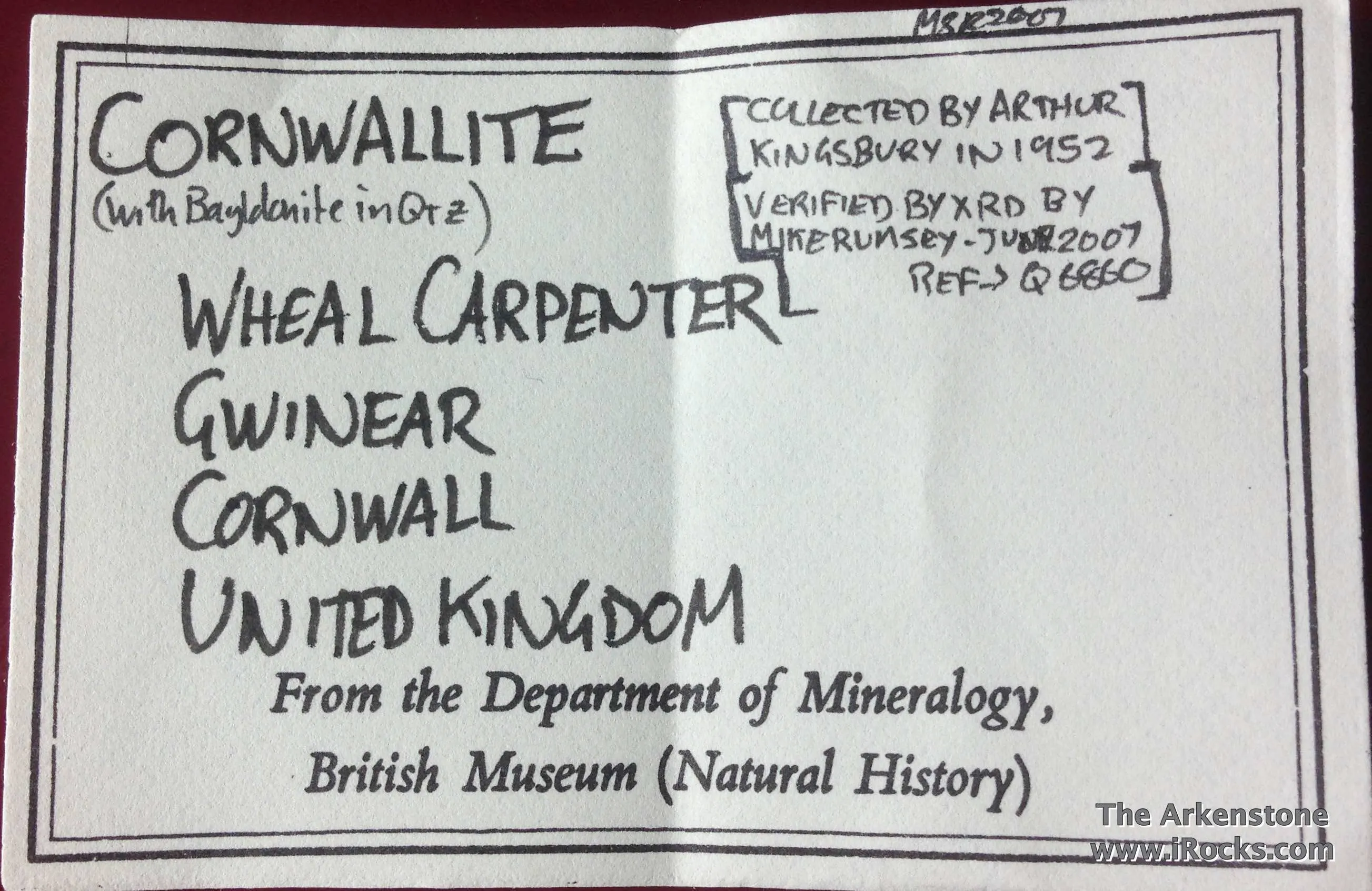 Cornwallite with Bayldonite - image 3