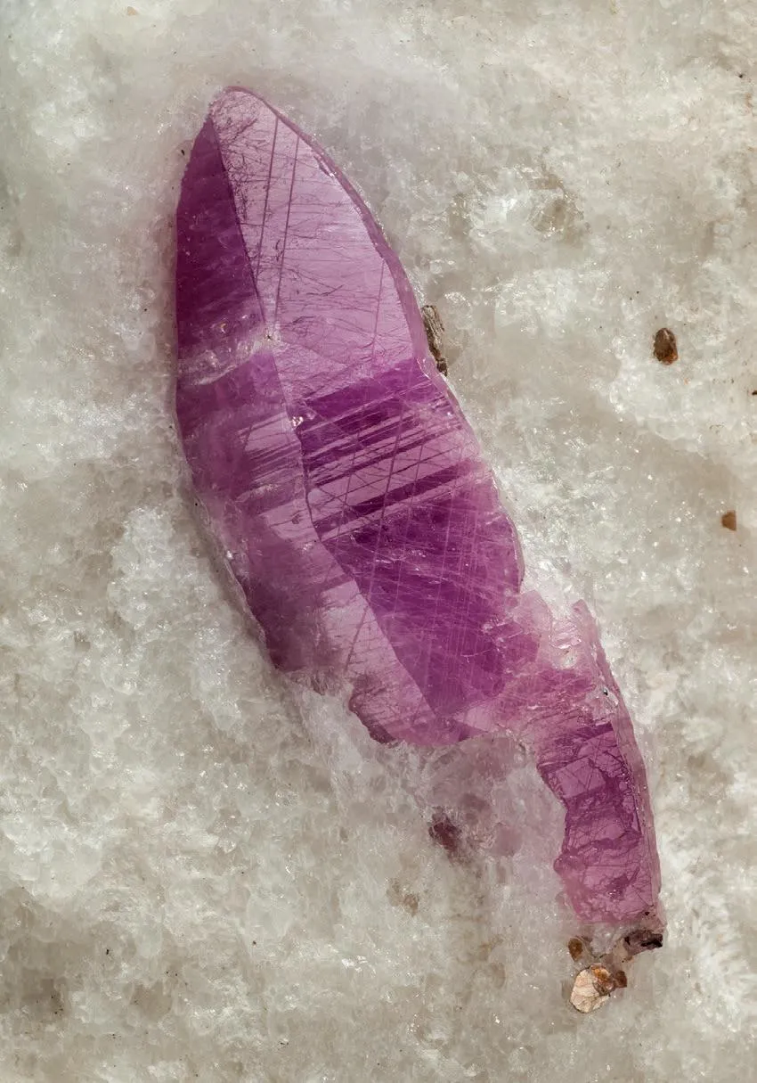 Corundum (pink Sapphire), Calcite, Phlogopite - image 1