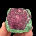 Corundum Var. Ruby (Fluorescent) in Zoisite - image 4