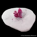 Corundum var. Ruby on Marble - image 4