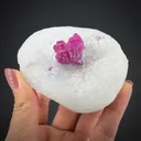 Corundum var. Ruby on Marble - image 2