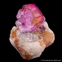 Corundum var. Ruby on Scapolite - image 1