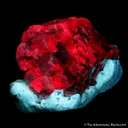 Corundum var. Ruby on Scapolite - image 2
