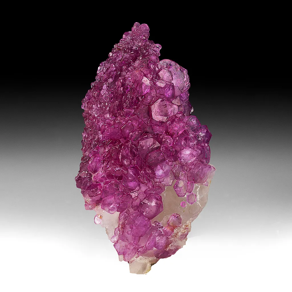 Corundum var. Ruby with Calcite image