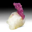 Corundum var. Ruby with Calcite - image 1