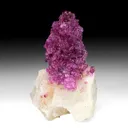 Corundum var. Ruby with Calcite - image 1