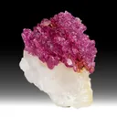 Corundum var. Ruby with Calcite - image 1