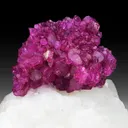 Corundum var. Ruby with Calcite - image 2