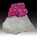 Corundum var. Ruby with Calcite - image 1