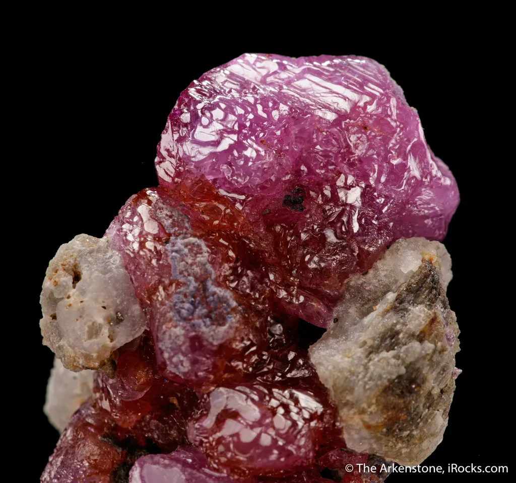 Corundum var. Ruby with Scapolite image