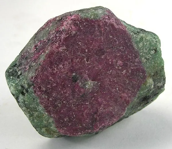 Corundum (Var: Ruby), Zoisite image