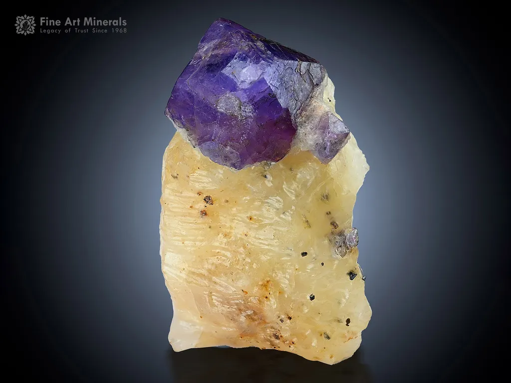 Corundum var. Sapphire on Matrix from Pakistan image