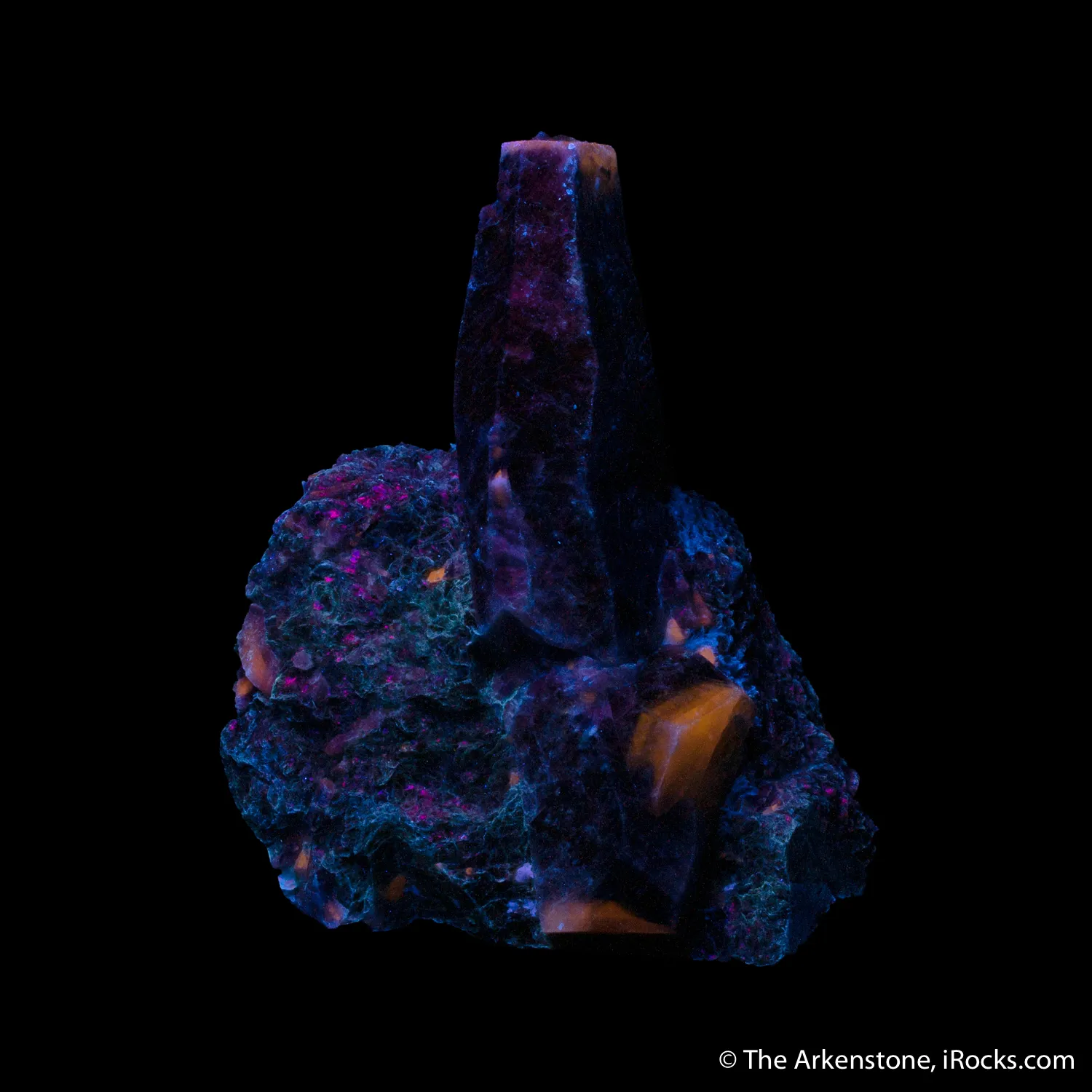 Corundum var. Sapphire on Muscovite - image 5