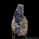 Corundum var. Sapphire on Muscovite - image 3