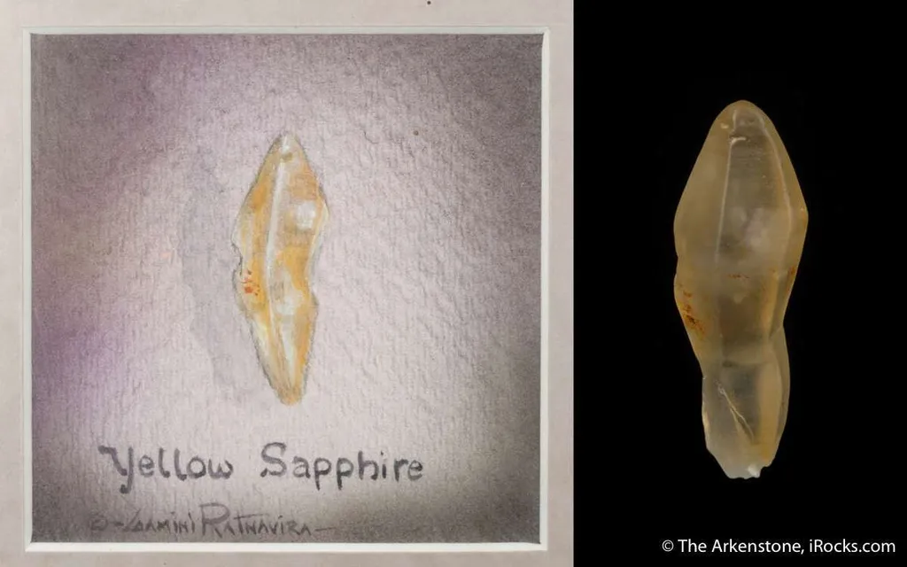 Corundum var. Yellow Sapphire image