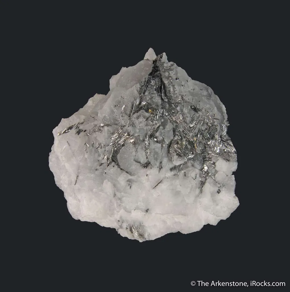 Cosalite with Gold, on Quartz - image 5